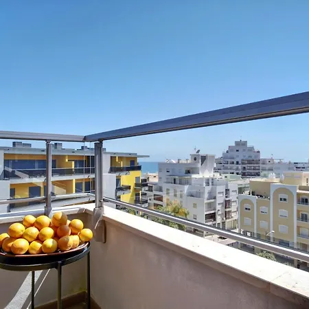 Appartement Algarve W Pool, Close To Beach And City W Seaview Quarteira