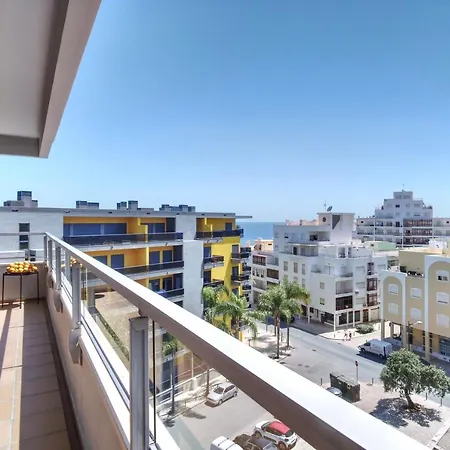 Algarve W Pool, Close To Beach And City W Seaview * Quarteira